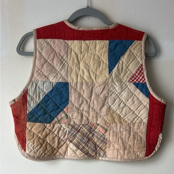 Potter’s Daughter Quilted Vest Size Small - 1910s - 1920s quilt - amazing! - Picture 4 of 4
